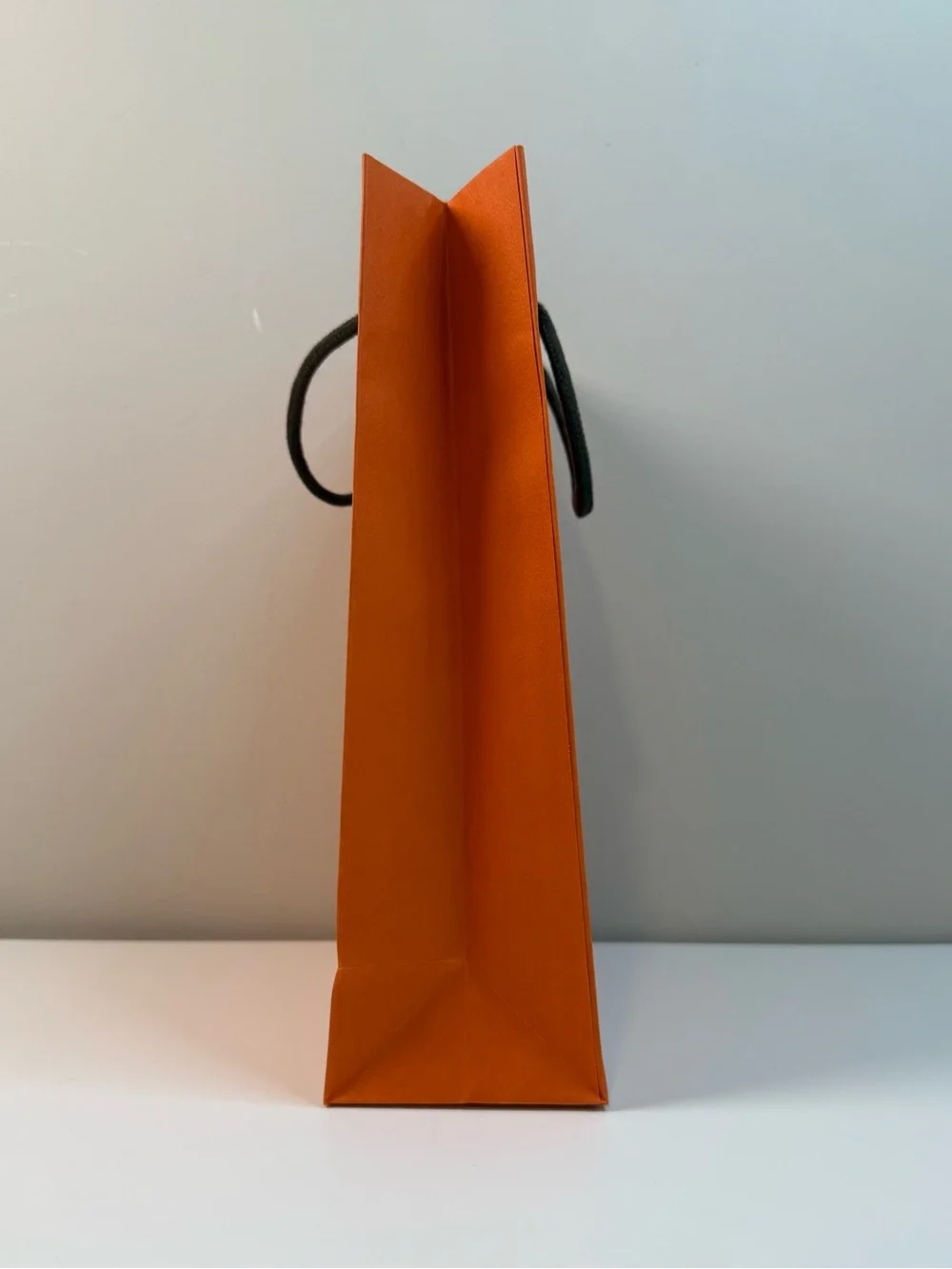 Hermès Orange Shopping Gift Bag Ribbon Luxury Boutique Packaging Set